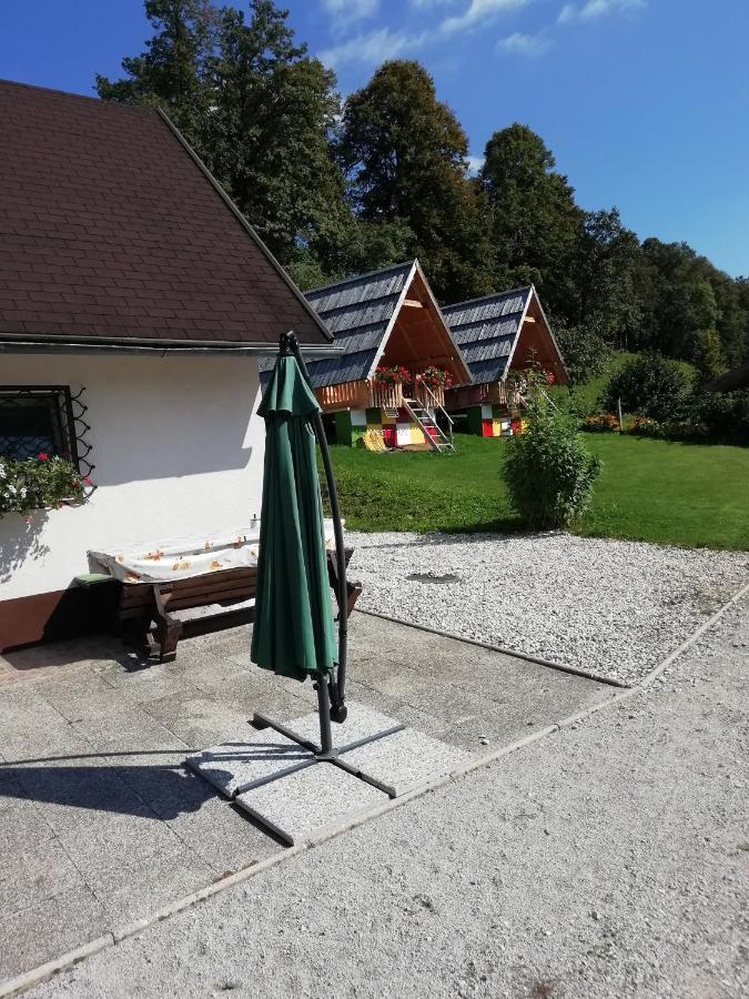 Apartma Pr' Vok Lesce  Eksteriør billede